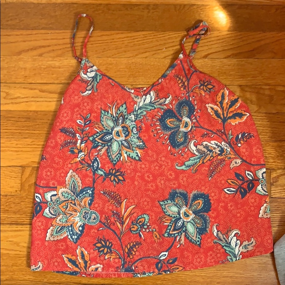 Floral tank top